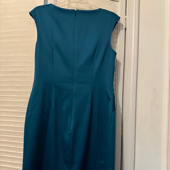 NWT Goldwater Creek Teal Dress with Jewel Detail - Picture 4 of 5